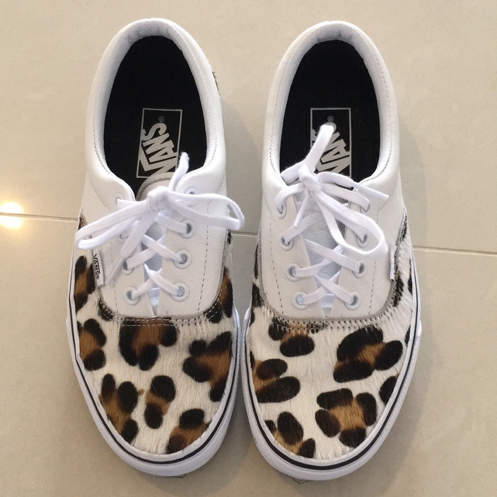 Vans leopard print sneakers